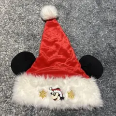 ディズニー クリスマス ファンキャップ ミッキー 美品
