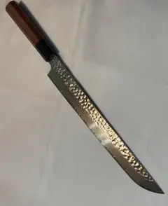 鬼反り切付型 牛刀 V金10号 ダマスカス 包丁 22cm 黒檀八角柄 鬼反り切付型 牛刀 V金10号 ダマスカス 包丁 22cm 黒檀八角柄 - メルカリ