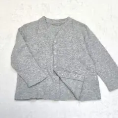 ユニクロベビー カットソーカーディガン 100㎝ グレー