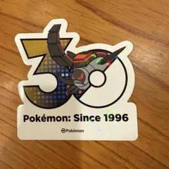 韓国限定 ポケモン 30周年記念 ホログラムステッカー テツノワダチ