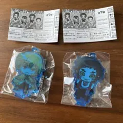 鬼滅の刃 ここみえ アクリルフィギュア 玖ノ型 ガチャガチャ 我妻善逸　獪岳