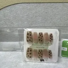 レオパード柄 ネイルチップ 10個入り