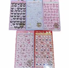 【新品・正規品】ボンボンドロップシール サンリオミニ 5種セット