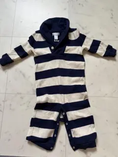 【値下げ！】Ralph Lauren ストライプロンパース