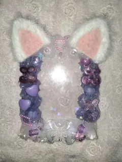 ❤︎ ハンドメイド ホイップデコ B8硬質カードケース ❤︎