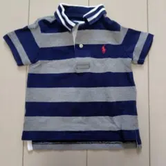 Ralph Lauren ポロシャツ 12M ネイビー/グレー