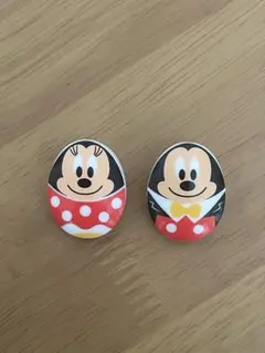ミッキー ミニー 卵型クリップ