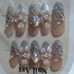 エレガントなネイルチップセット Mサイズ