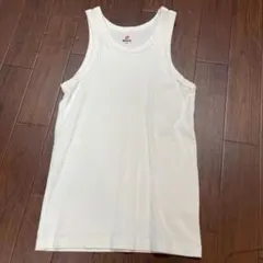 3,Hanes Beefy タンクトップ L ホワイト