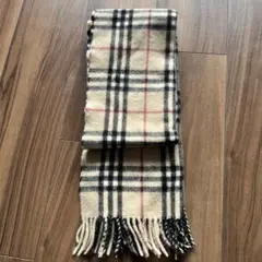 BURBERRY LONDON カシミヤ100% マフラー チェック柄 - メルカリ