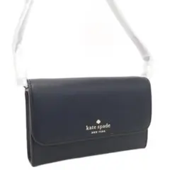 【新品未使用】kate spade レザー ショルダーバッグ 黒