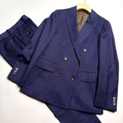美品】スーツセレクト マルゾット セットアップスーツ ネイビー