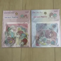 リトルツインスターズ　フレークシール　サンスター文具