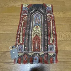 ETRO エトロ ストール ペイズリー柄 ウールシルク