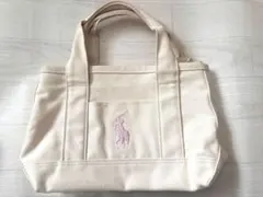 ポロラルフローレン キャンバストートバッグ ミニ