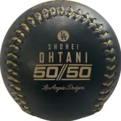 ドジャース 大谷翔平 50/50 シーズンレコードボール ブラック　新品未開封のサムネイル