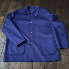 ウール　カバーオール　紫　パープル