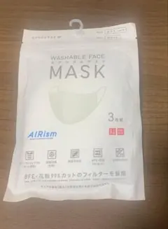 ユニクロ　AIRism 洗えるマスク Lサイズ 3枚入り