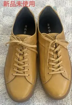 REGAL レザー ブラウン イエロースニーカー