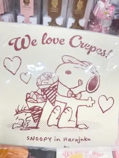スヌーピータウンショップ 原宿店限定商品「原宿クレープ」 エコバッグ