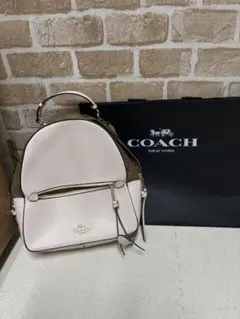 2025年最新】coachリュック白の人気アイテム - メルカリ