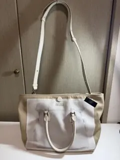 新品・訳あり】￼Santoni ハンドバッグ スエード ピンクベージュ