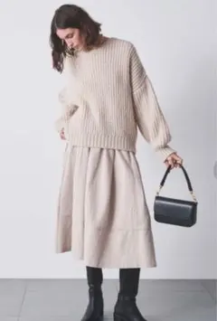 Mila owen ニット スカート セットアップ