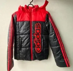adidas フード付き　ダウンコート　140センチ