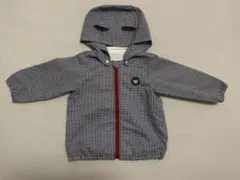 ファミリア familiar パーカー アウター 80 サッカー素材 耳つき