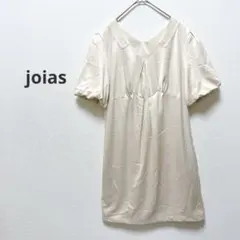 Joias チュニック ミニワンピース パフスリーブ Vネック バックVのサムネイル