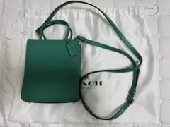 ⭐︎新品未使用⭐︎COACH 2way ショルダーバッグ グリーンのサムネイル