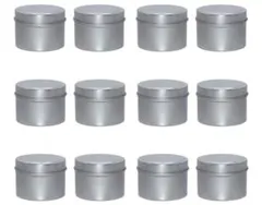 【新品】キャンドル容器１２個セット