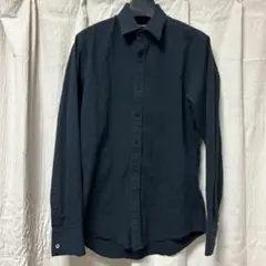 古着　ワイシャツ　長袖　ブラック　source