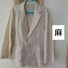 麻素材　ジャケットのサムネイル