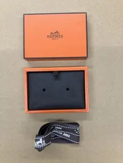 20260414-E エルメス　hermes アクセサリーいれ　空箱　リボン紐
