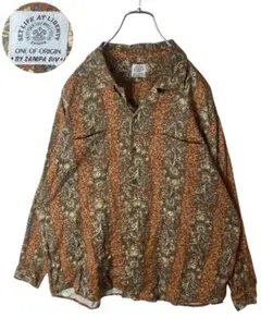 スタンリーブラッカー ペイズリー 厚手長袖シャツ LARGE マルチカラー 