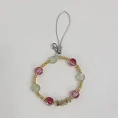 ストラップ　緑と赤