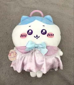 ハチワレぬいぐるみ　ちいかわ　ピンク　ドレス　天使　羽　リボン