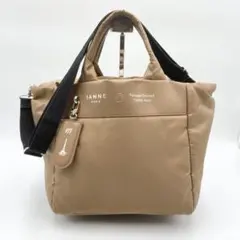 IANNE イアンヌ　オペラ　スモークベージュ トートバッグ　2way 欠品カラー続出！撥水ナイロンの大好評バッグ「オペラ」をご紹介