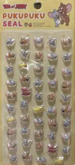 【国内購入品】トムとジェリー ぷくぷくシール