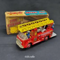 バンダイ　キングサイズ消防車　ブリキ　当時物　希少 バンダイ キングサイズ消防車 ブリキ 当時物 希少 バンダイ