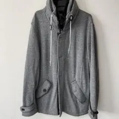 グレー フード付きジャケット Lサイズのサムネイル