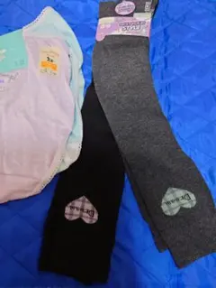 靴下2足セット グレー ブラック 20-25cm