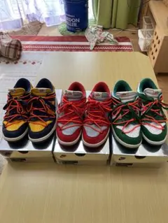 NIKE DUNK LOW Off-White3色