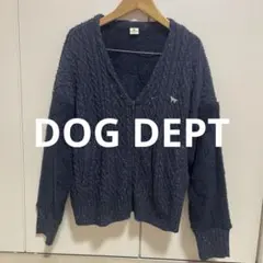 ✨️未着用✨️DOG DEPT ジップアップカーディガン フリーサイズ