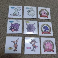 ポケモンパンシール 9種類セット