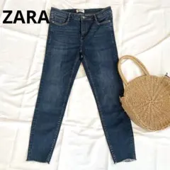ZARA Trafaluc スキニーデニム 切りっぱなしパンツ　L