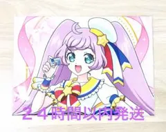 新品　まるくじ　プリパラ　真中らぁら　ビジュアルクロス　アクスタ　缶バッジ 新品 まるくじ プリパラ 真中らぁら ビジュアルクロス アクスタ 缶