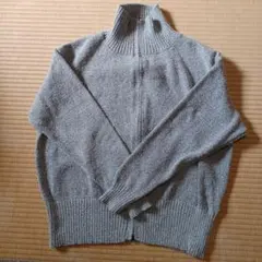 AUNT MARIE'S　ジップニットカーディガン