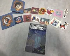 Happyくじ☆ディズニーハロウィン　アクリルキーホルダー　G賞ステッカーセット